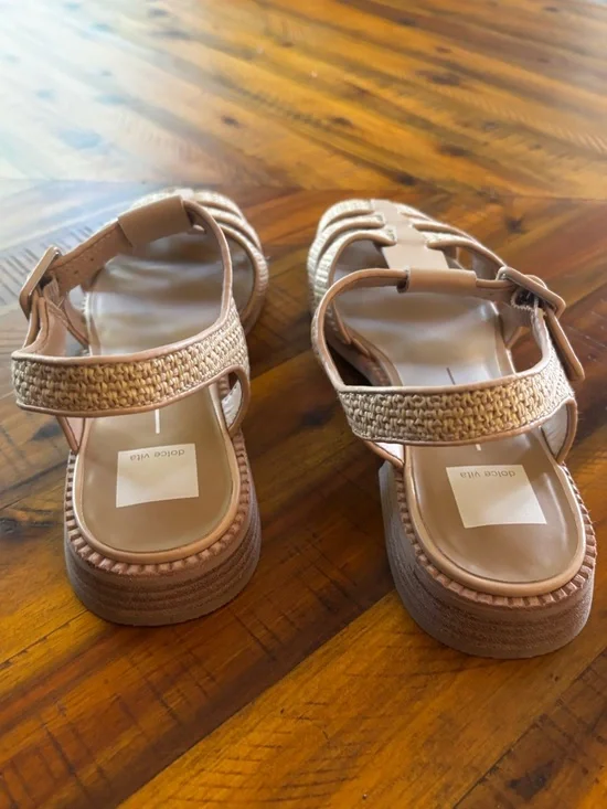 Dolce Vita Holis raffia fisherman’s sandals - size 11 - Picture 4 of 6